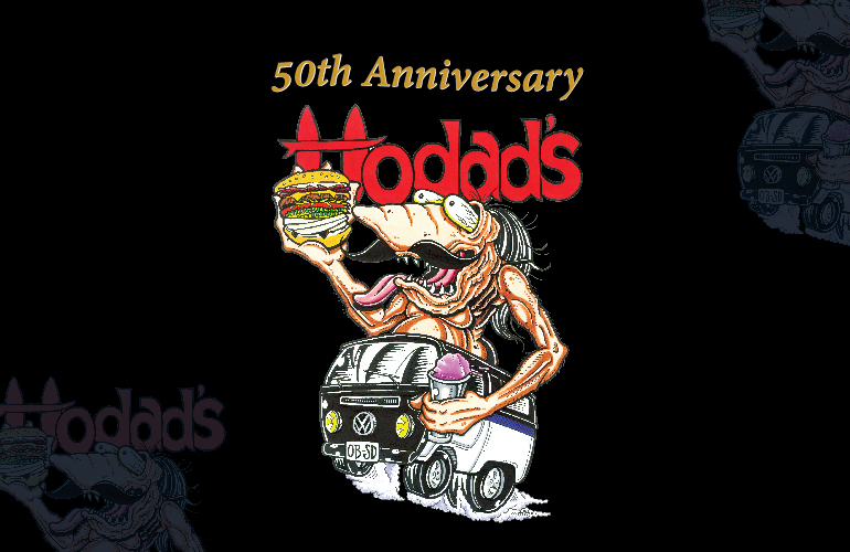 Hodads 50th Anniversary logo