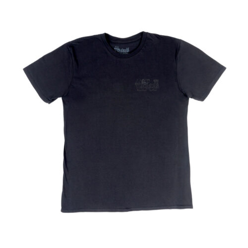Black Tee with Hodad's outline Logo Front