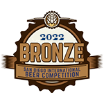 San Diego International Beer Competition Bronze Medal