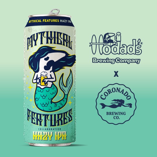 Hazy IPA Mythical Features Hodads Brewing Co